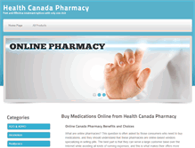 Tablet Screenshot of health-canada-pharmacy.com